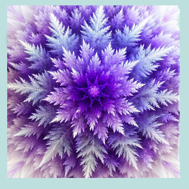 mandala fractal design element with flower pattern isolated on transparent background
