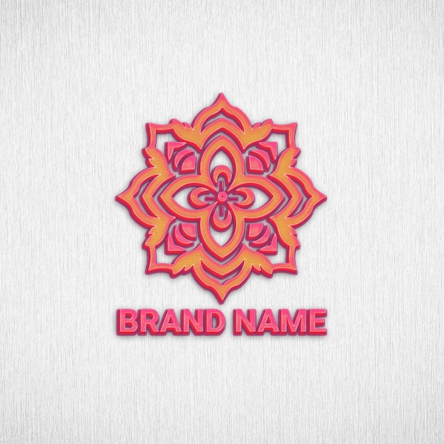 Mandala Logo Mockup