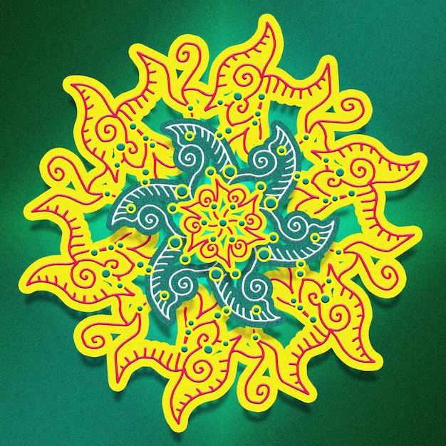 Mandala Swirls amp Wings