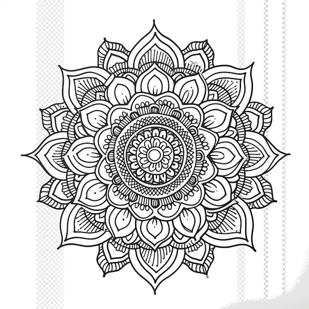 Mandala transparent background