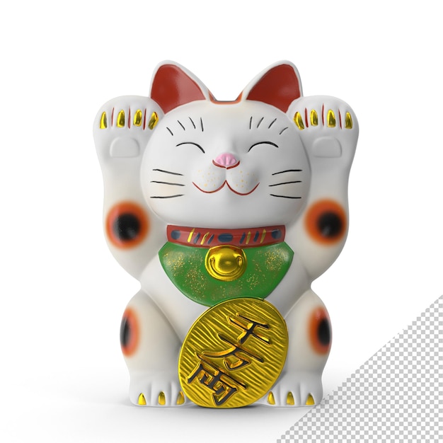 PSD maneki neko png