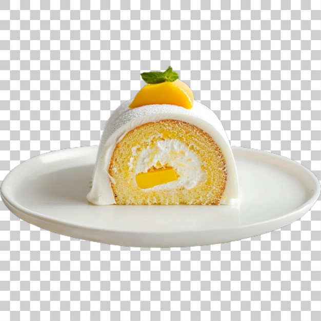 mango cream cake roll