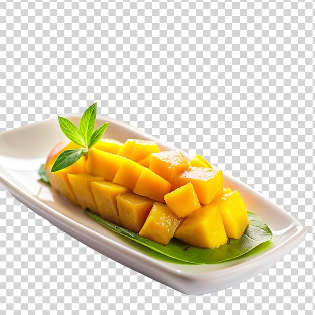 PSD mango i suszone przystawki izolowane na przezroczystym tle