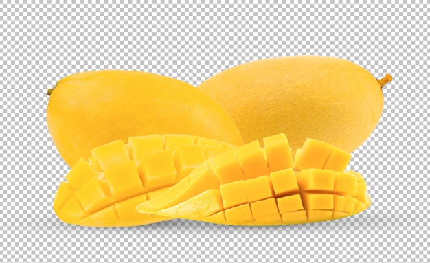 Mango isolated on alpha layer