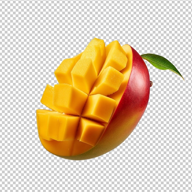 mango isolated on transparent background