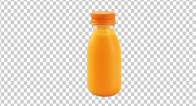 PSD mango juice bottle on alpah layer