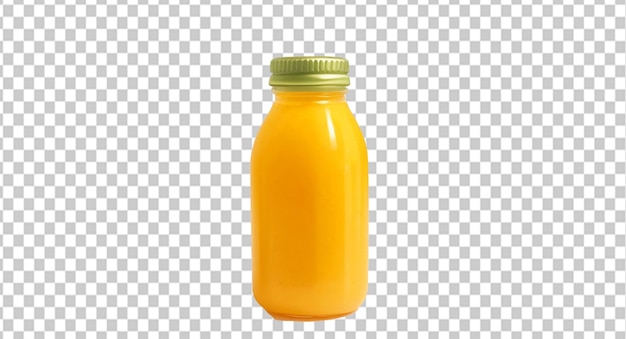 PSD mango juice bottle on alpah layer