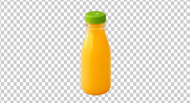 PSD mango juice bottle on alpah layer