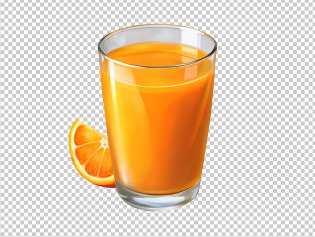 PSD mango juice glass