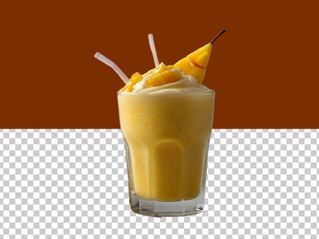 PSD mango milkshake smoothie