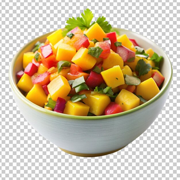 PSD mango salsa doorzichtige achtergrond