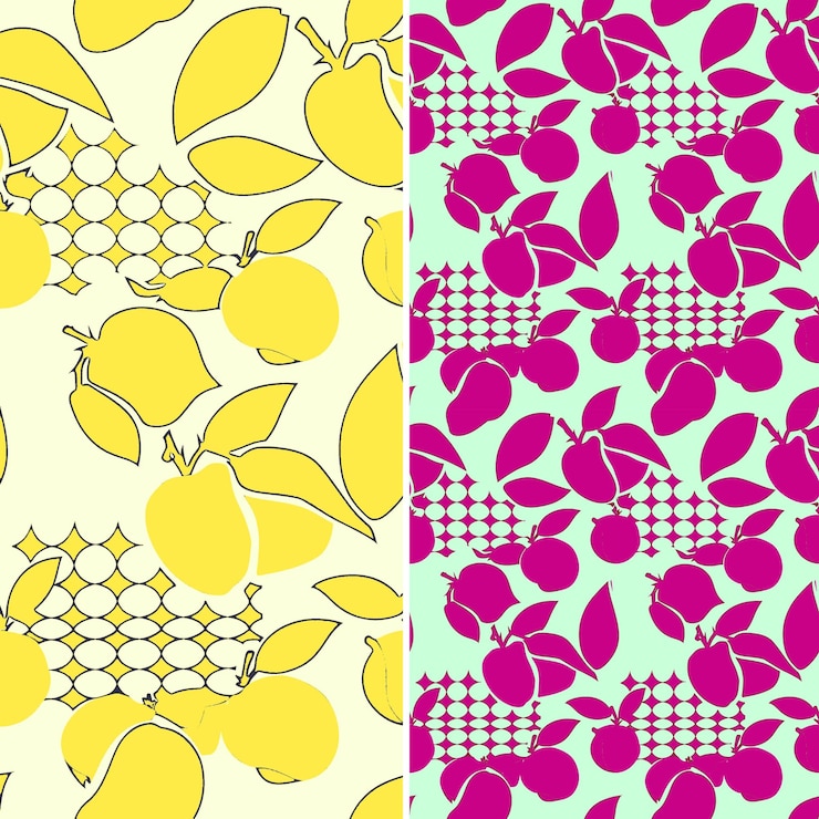 PSD mangosteen with round silhouette and southeast asian design unique tropical fruit pattern vector
