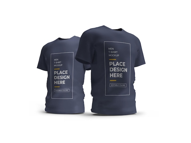 Mannelijk t-shirt mockup