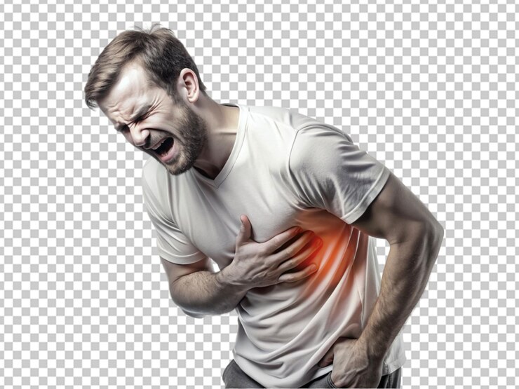 PSD mannen voelen hartpijn png