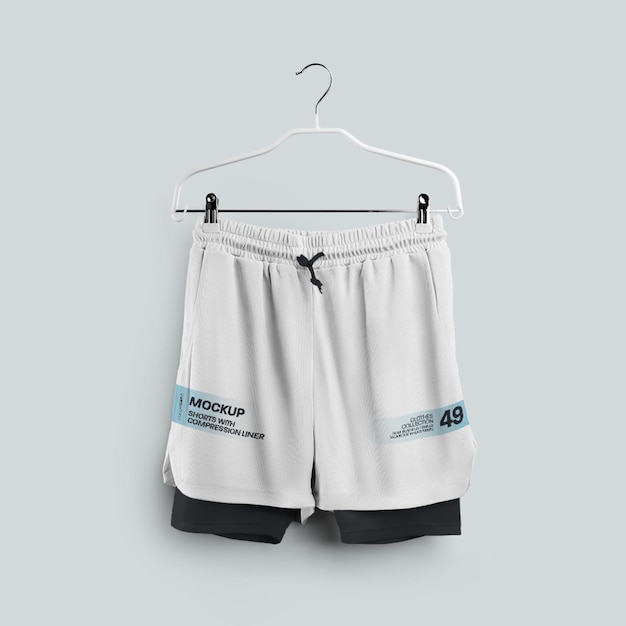 PSD mans short mockup