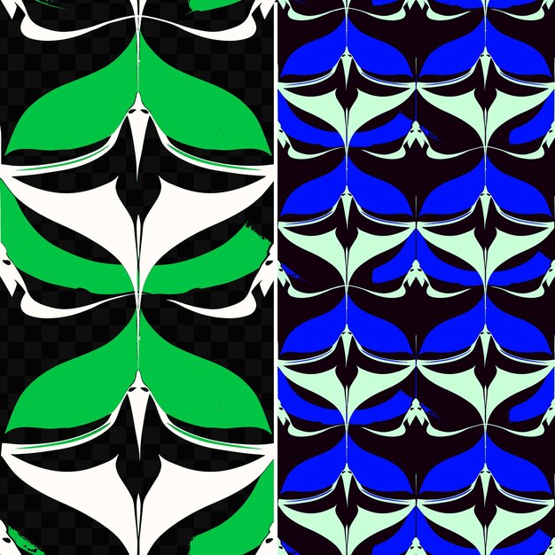 PSD manta ray with triangular silhouette fluid minimal graphic d seamless pattern tile world ocean day