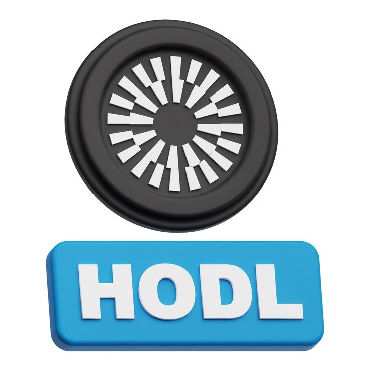 PSD mantle crypto coin 3d icon isolated on the white background
