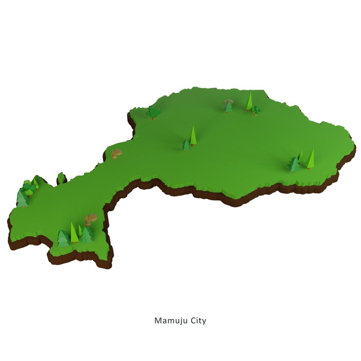 PSD map of mamuju city 2