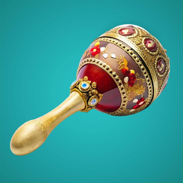 Maraca muziekinstrument illustratie geïsoleerd