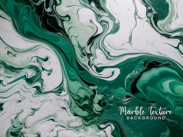 Marble background with green texture effects
