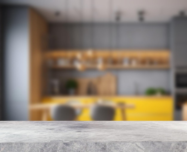 PSD marble countertop kitchen png