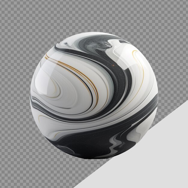 PSD marble png isolated on transparent background