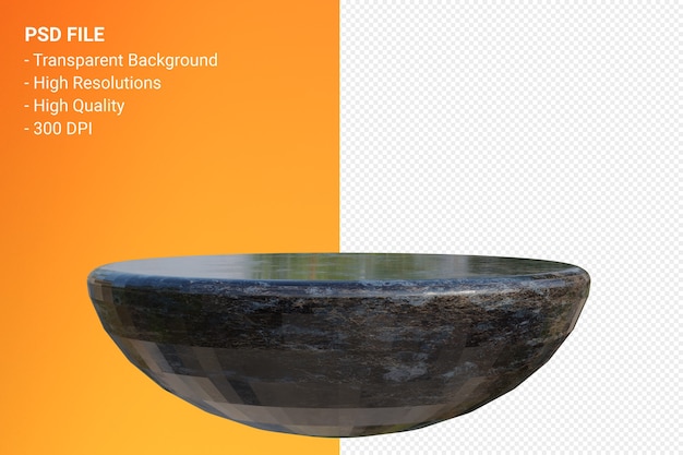 marble podium minimal design in 3d rendering isolated