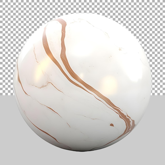 PSD marble stone round shape on transparent background ai generated