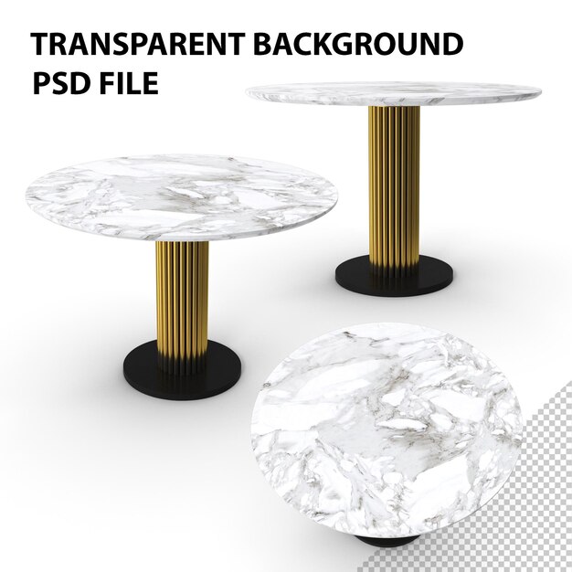 PSD marble table png