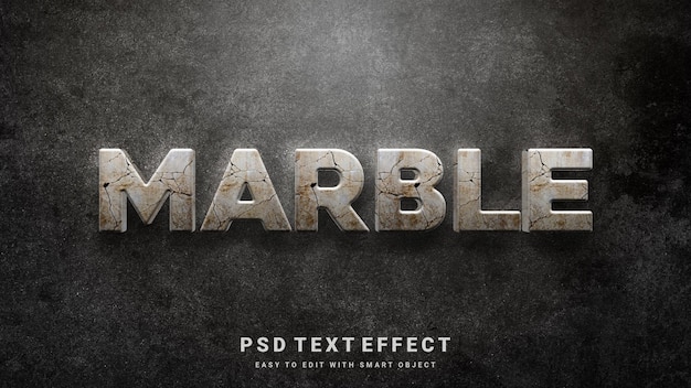 Marble text effect