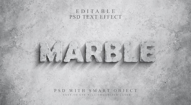 Marble Text Effect