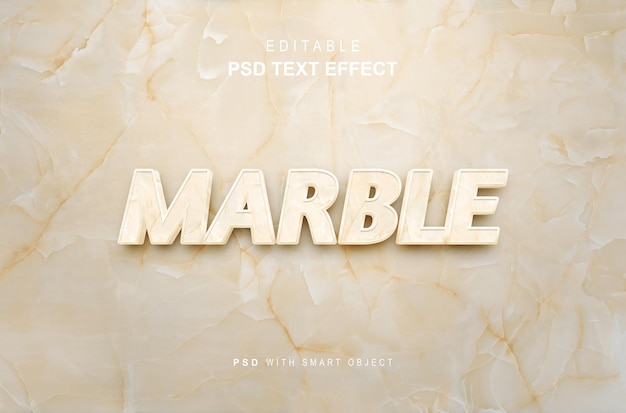 Marble text effect