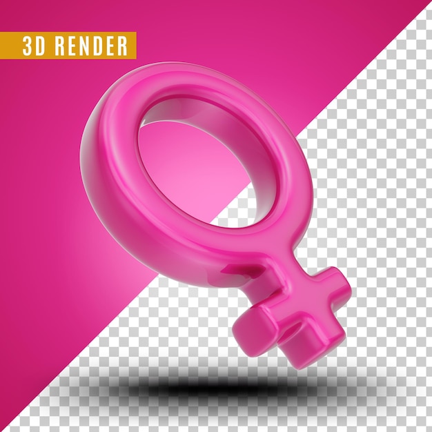 March 8 womens day 3d logo