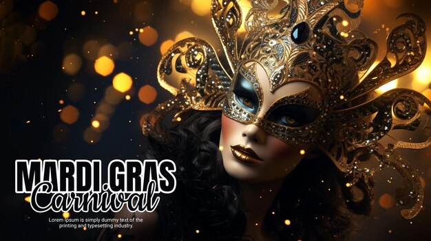 Mardi gras carnival background