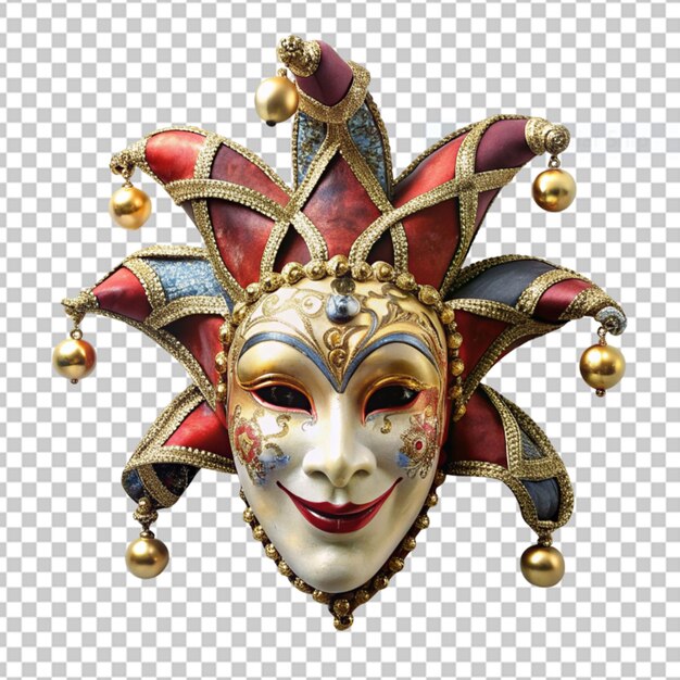 PSD mardi gras mask png