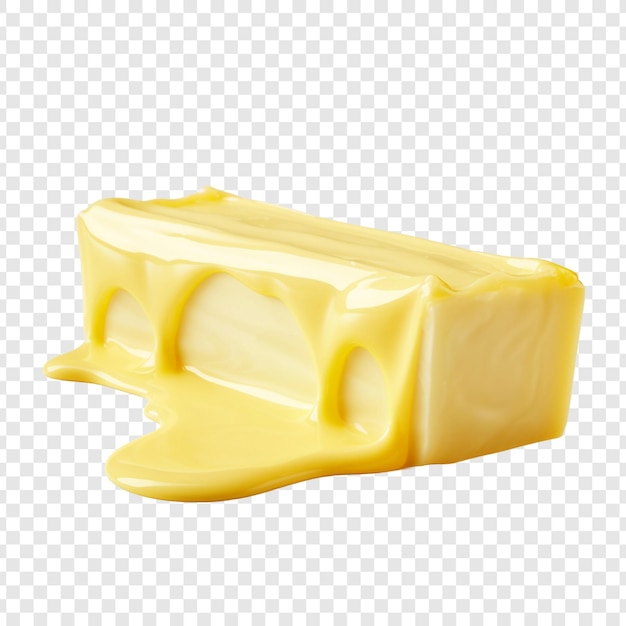 PSD margarine isolated on transparent background