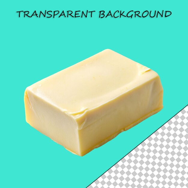 PSD margarine isolated on transparent background