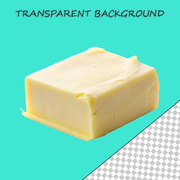 PSD margarine isolated on transparent background