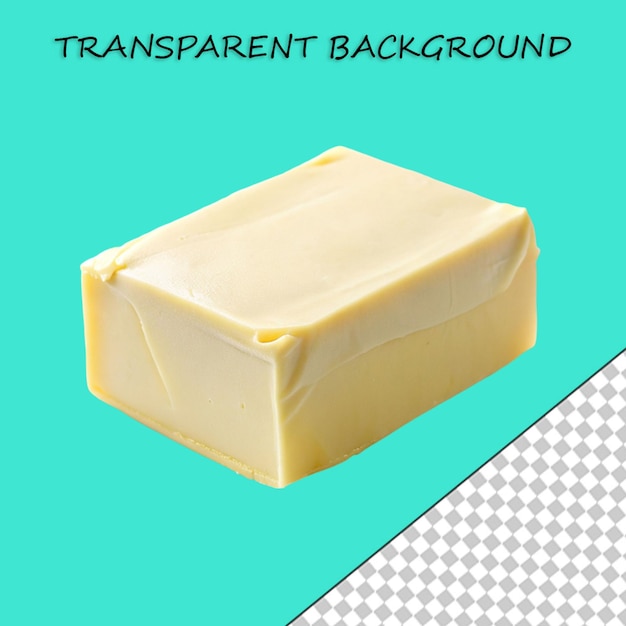 PSD margarine isolated on transparent background