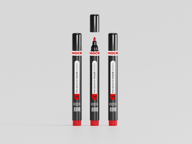 Marker pen mockup