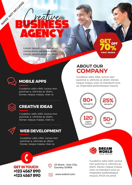 Marketing agency flyer