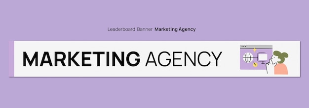 marketing agency template design