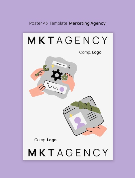 marketing agency template design