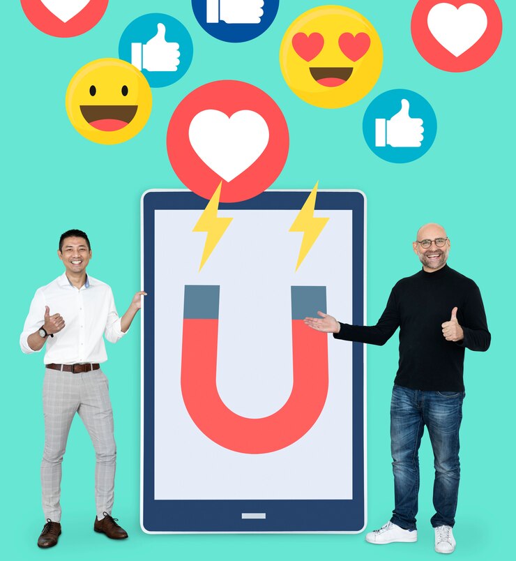 PSD marketing cyfrowy na tablecie