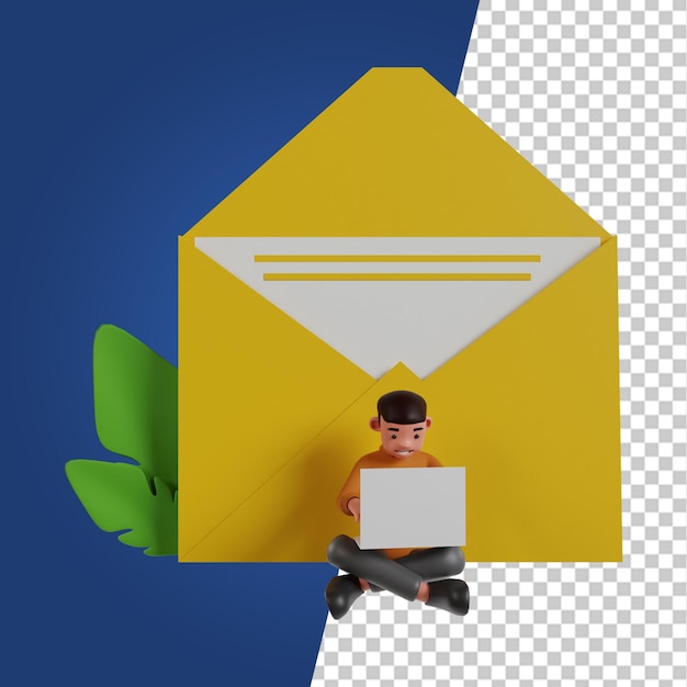 PSD marketing e-commerce 3d render pictogram