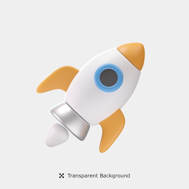 Marketing Startups 3d icon illustration