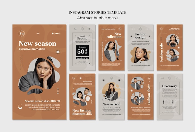 Marketing template design