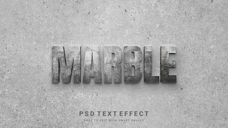 PSD markowy efekt tekstowy