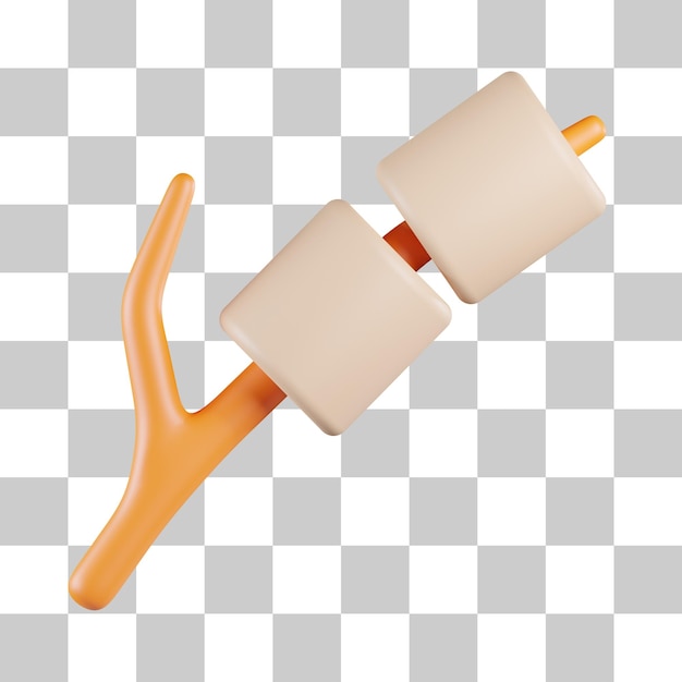 Marshmallow 3d icon