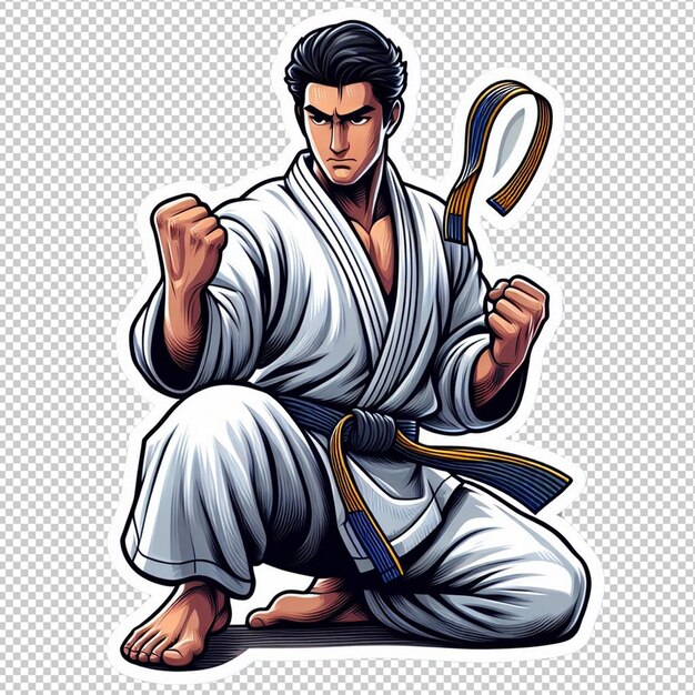 PSD martial art sticker